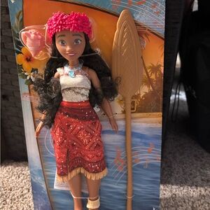 Moana 2 Doll Singing Adventure Moana with Paddle and Accessories